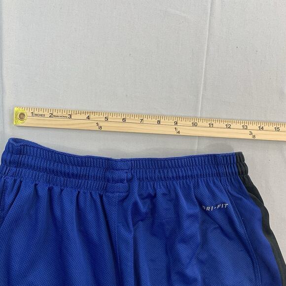 Nike Mens Royal Blue Dri Fit Shorts Size Medium Pockets - Picture 6 of 7